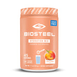 BioSteel Zero Sugar Hydration Mix, Great Tasting Hydration with 5 Essential Electrolytes, Peach Mango Flavor, 45 Servings per Tub