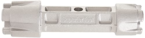 Superior Tool 06020 Tub Drain Wrench, Dual Ended
