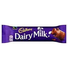 Cadbury Dairy Milk Chocolate Bars, 45 g (Pack of 10), Imported from the UK