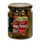 Talk O' Texas Crisp Okra Pickles, Hot, 16 oz (Pack of 3)