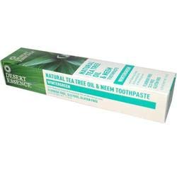 Tea Tree Oil Toothpaste, Fluoride Free Neem Wintergreen, 7 oz