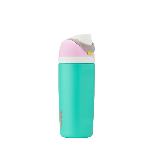 Owala Kids FreeSip Stainless Steel Water Bottle, Make Waves, 16 oz