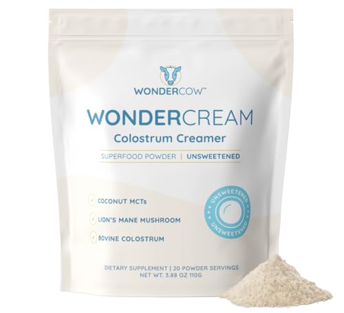 WONDERCOW Bovine Colostrum Superfood Creamer Powder, Unsweetened