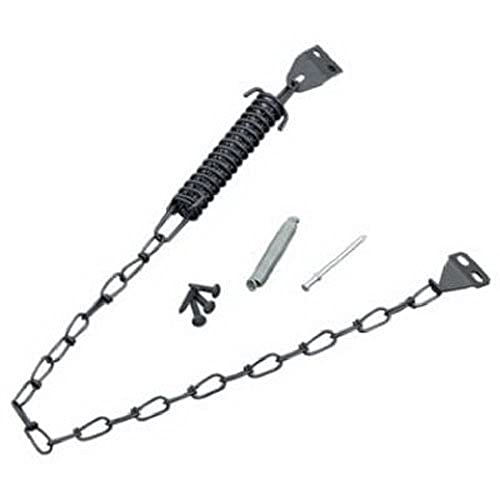 Wright Products Wind Chain, Steel Screen and Storm Door Chain Stop, Black