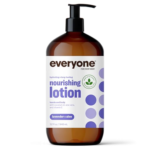 Everyone 2-in-1 Lotion for Hands and Body, Lavender and Aloe, 32 oz