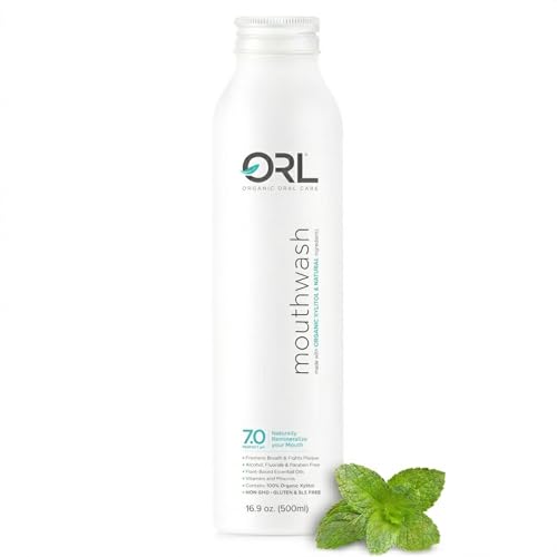 ORL Natural and Organic Alcohol-Free Mouthwash, 16.9 oz