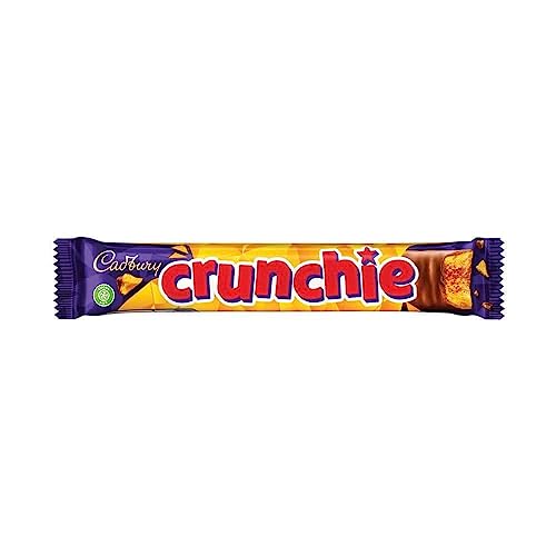Cadbury Crunchie Chocolate Bars from England, 40 g (Pack of 48)