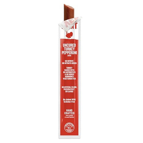 Vermont Smoke & Cure Uncured Pepperoni Turkey Snack Stick, 1 oz