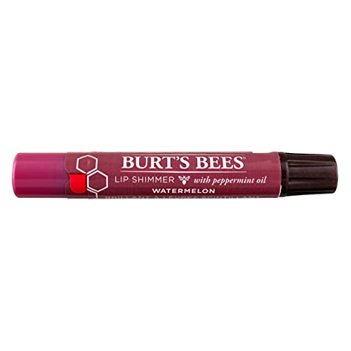 Burt's Bees Lip Shimmer, Watermelon, 0.09 oz (Pack of 5)