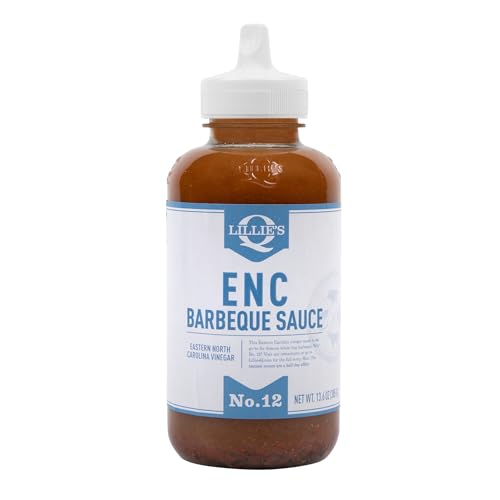 Lillie's Q ENC Barbeque Sauce, Spicy Vinegar BBQ, 13.6 oz