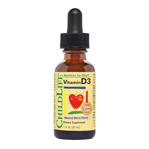 ChildLife Essentials Baby Vitamin D3 Drops, Berry, 1 fl oz