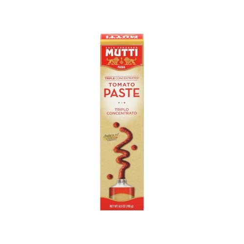 Mutti Triple Concentrated Tomato Paste, 6.5 oz Tube (Pack of 12)