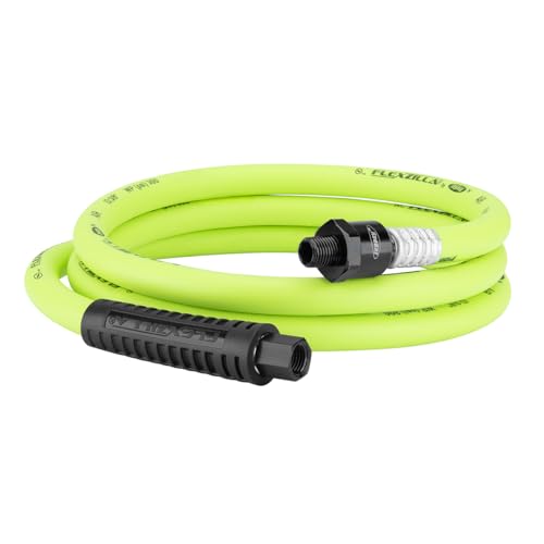 Flexzilla Swivel Whip Air Hose, 3/8 in. x 6 ft, ZillaGreen
