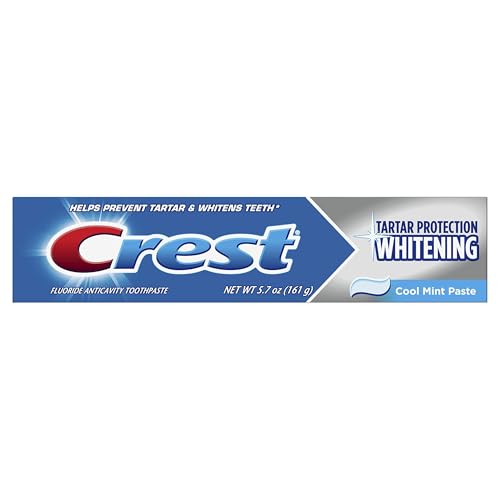Crest Tartar Protection Whitening Cool Mint Toothpaste, 5.7 oz