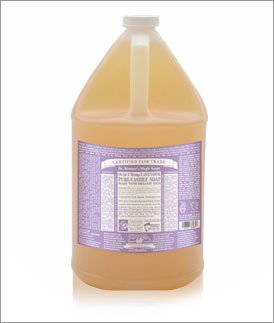 Dr. Bronner's Organic Pure Castile Liquid Soap, Peppermint, 128 fl oz