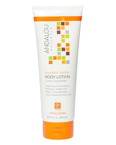 Andalou Naturals Vitalizing Body Lotion, Mandarin Vanilla, 8 fl oz