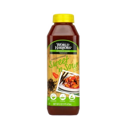 World Harbors Maui Sweet and Sour Sauce, 16 fl oz