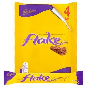 Cadbury Flake Chocolate Candy Bar, Imported from the UK
