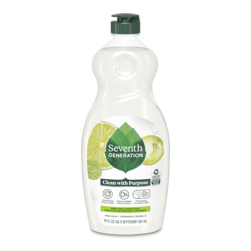 Seventh Generation Dish Soap, Fresh Lime and Ginger, 19 oz
