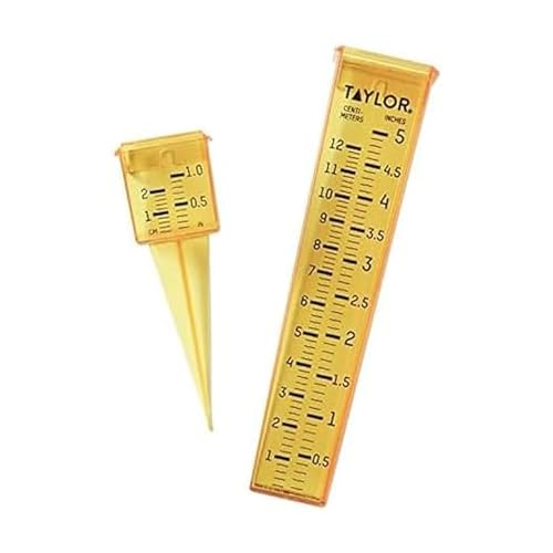 Taylor 2-in-1 Rain and Sprinkler Gauge, 5 Inch