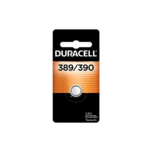 Duracell 389/390 Silver Oxide Button Battery, 1.5V