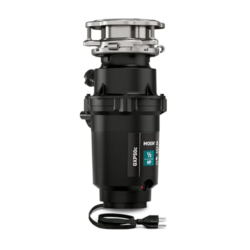Moen Prep Series PRO Continuous Feed Compact Garbage Disposal, GXP50C