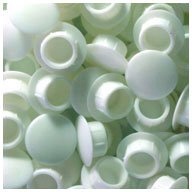 WidgetCo White Plugs, 3/8 Inch