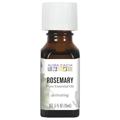 Aura Cacia Rosemary Essential Oil, 0.5 fl oz