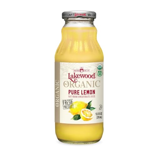 Lakewood Organic Lemon Juice, 12.5 oz