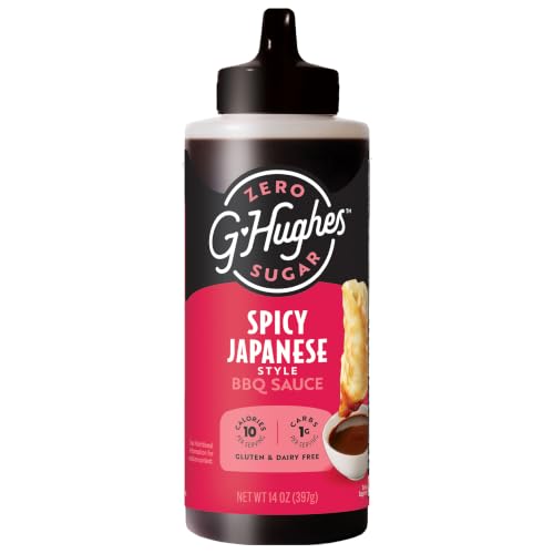 G Hughes Sugar Free Spicy Japanese BBQ Sauce, 14 fl oz