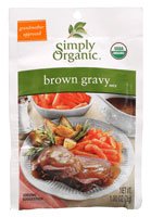 Simply Organic Brown Gravy Mix, 1 oz (Pack of 4)