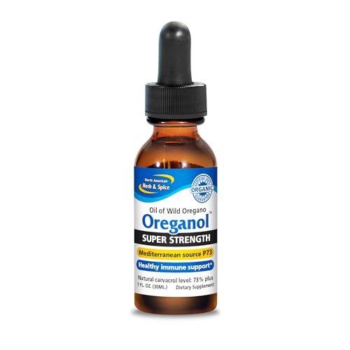 North American Herb & Spice Super Strength Oreganol Wild Oregano Oil, 1 fl oz