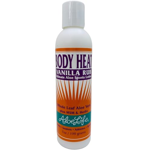 Aloe Life Body Heat Vanilla Rub, 7 oz