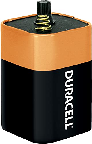 Duracell Coppertop 6V 908 Alkaline Lantern Battery with Spring Terminals