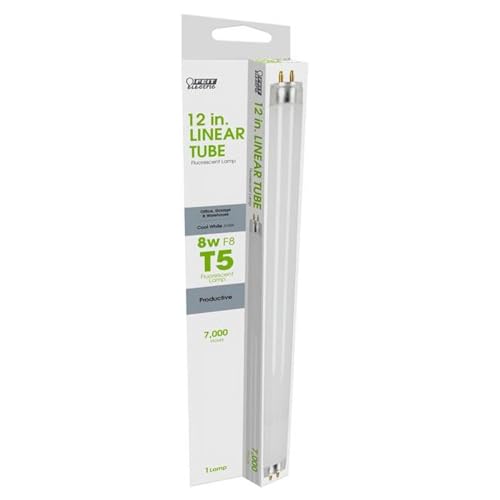 Feit Electric F8T5/CW 8-Watt Fluorescent T5 Bulb