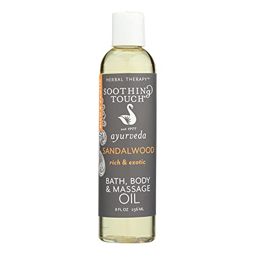 Soothing Touch Sandalwood Bath and Body Oil, 8 oz