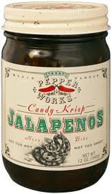 Texas Pepper Works Krisp Jalapenos Candy, 12 oz (Pack of 3)