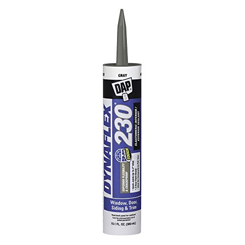 DAP Dynaflex 230 Premium Elastomeric Sealant, Aluminum Gray, 10.1 oz
