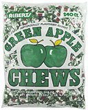 Albert's Fruit Chews, Green Apple, 240 Count