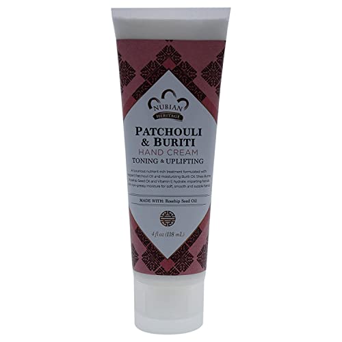 Nubian Heritage Patchouli & Buriti Hand Cream, 4 oz