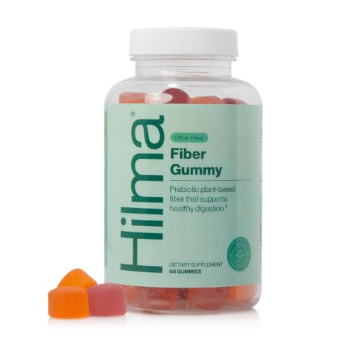 Hilma Prebiotic Fiber Gummies, Citrus, 60 Count