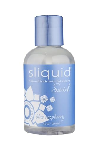 Sliquid Swirl Lubricant, Blue Raspberry, 4.2 oz