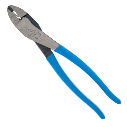 Channellock 9.5 in. Wire Crimping Tool with Cutter