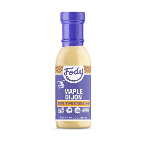 Fody Foods Vegan Maple Dijon Salad Dressing, 8 oz (Pack of 4)