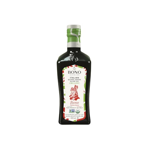 Bono Organic Italian Extra Virgin Olive Oil, 16.9 fl oz