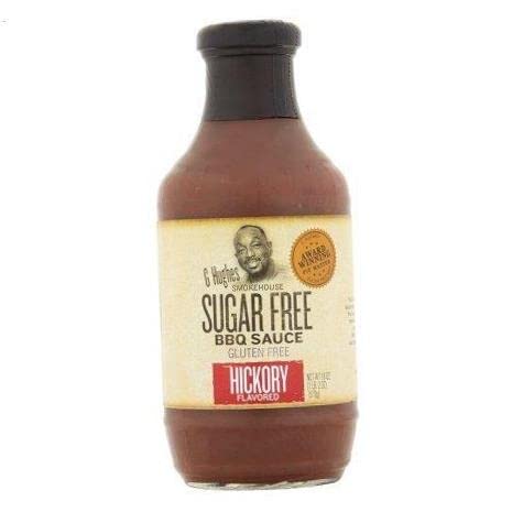 G Hughes Smokehouse Sugar-Free Hickory BBQ Sauce, 18 oz