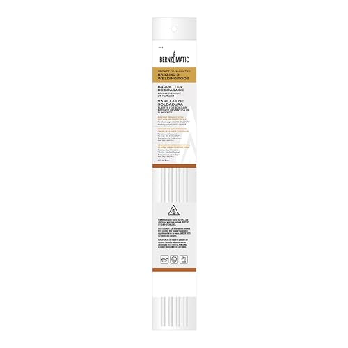 Bernzomatic Bronze Flux-Coated Brazing and Welding Rods, 12 in (Pack of 4)