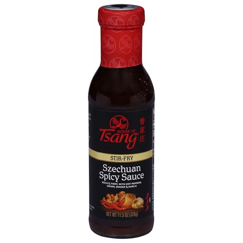 House of Tsang Spicy Szechuan Stir-Fry Sauce, 11.5 oz