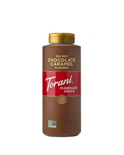 Torani Puremade Sauce, Salted Chocolate Caramel, 16.5 oz