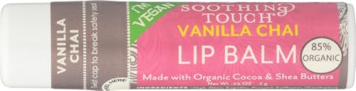Soothing Touch Vegan Vanilla Chai Lip Balm (Pack of 3)